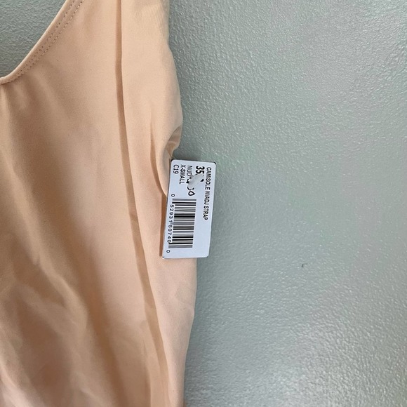 Capezio Women's Camisole with Clear Adjustable Strap Nude, Size XS NWT Ballet - Picture 3 of 3